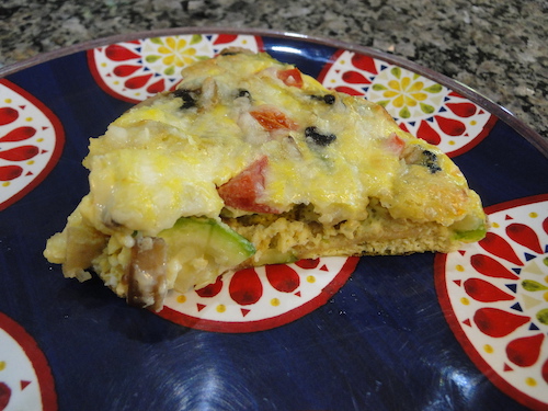 Tortilla-Lined Baked Frittata